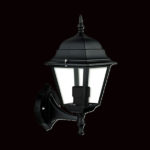 LAMPARA FAROL DE PARED CUADRADO NEGRO ARGOS 9400425