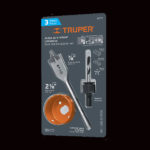 KIT INSTALACION DE CERRADURA JGO3 KIT-3 TRUPER