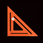 ESCUADRA TRIANGULAR PLASTICA NARANJA DIESEL - 12"