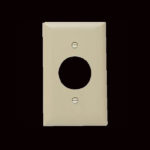 PLACA P/TOMA SENCILLO EMPOTRAR OJO CHINO 110/220 2131-V EAGLE