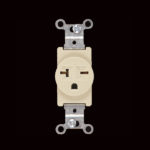 TOMA SENCILLO POLAR EMPOTRAR 20 AMP 250V 1876V EAGLE