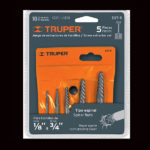 EXTRACTOR DE TORNILLO JGO 5 PIEZAS TRUPER EXT-5 14512