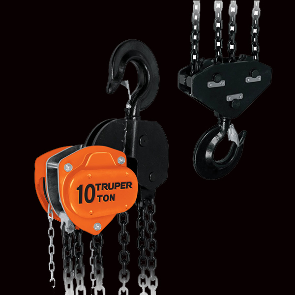 TECLE DE CADENA 10 TONELADAS TRUPER POL-10