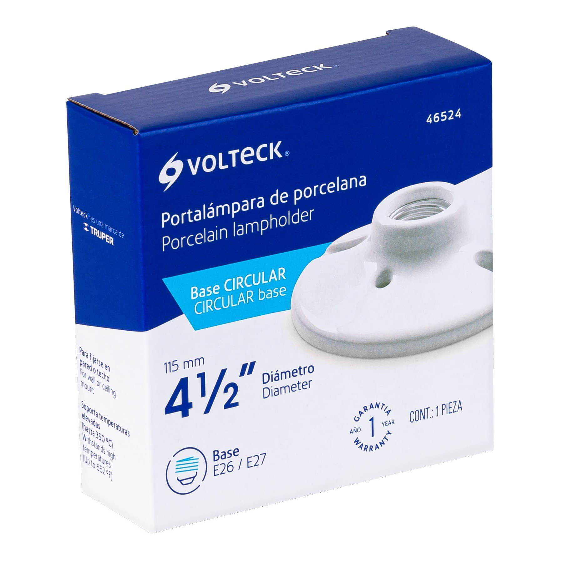 CEPO PORCELANA REDONDO VOLTECK POPO-18 46524