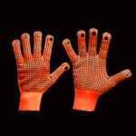 GUANTE TEJIDO NARANJA PUNTOS PVC AMBAS CARAS TRUPER GU-445 103925