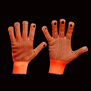 GUANTE TEJIDO NARANJA PUNTOS PVC AMBAS CARAS TRUPER GU-445 103925