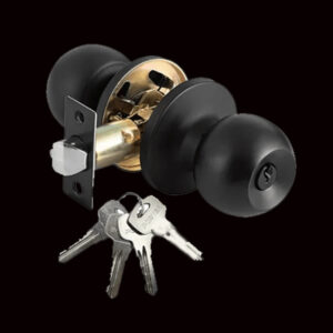 CERRADURA PELOTA ENTRADA NEGRO MATE C/LLAVE FANAL 90450-069
