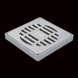 COLADERA CUADRADO ABS CON REJILLA CROMADA COFLEX PC-161