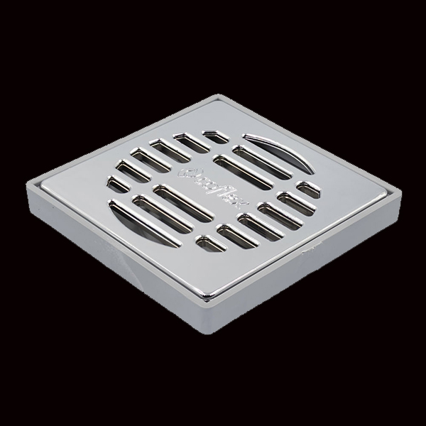 COLADERA CUADRADO ABS CON REJILLA CROMADA COFLEX PC-161