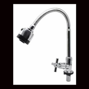 LLAVE SENCILLA PANTRY CRUZ CUELLO FLEXIBLE AQUAFINA A-GS1101FN