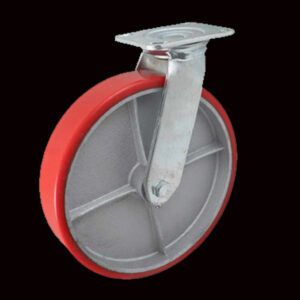 RODO INDUSTRIAL DE 8" 430 KG PLANCHA RUEDA ROJA POLIURETANO  UYUSTOOLS RUP108