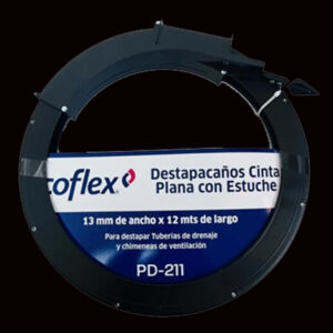 SONDA PARA DESTAQUEAR INODOROS 1/2 X 12 MTRS SANITARIA COFLEX PD-211
