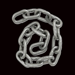 CADENA GALVANIZADA 1/2" VENTA EN PIE