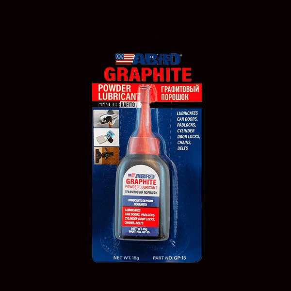 LUBRICANTE PARA CERRADURA GRAFITO EN POLVO 15 GRAMOS ABRO GP-15